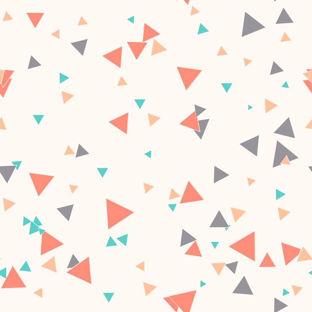 Seamless pattern. Endless background of geometric shapes. Arrow seamless pattern