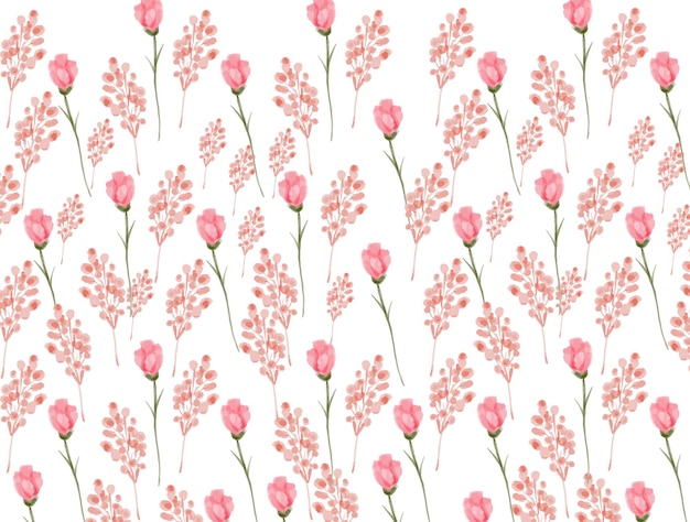 Seamless pattern floral background design.