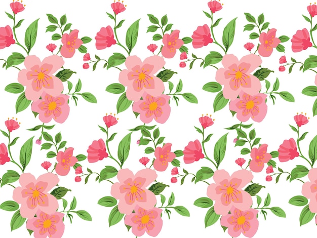 Seamless pattern floral background design.