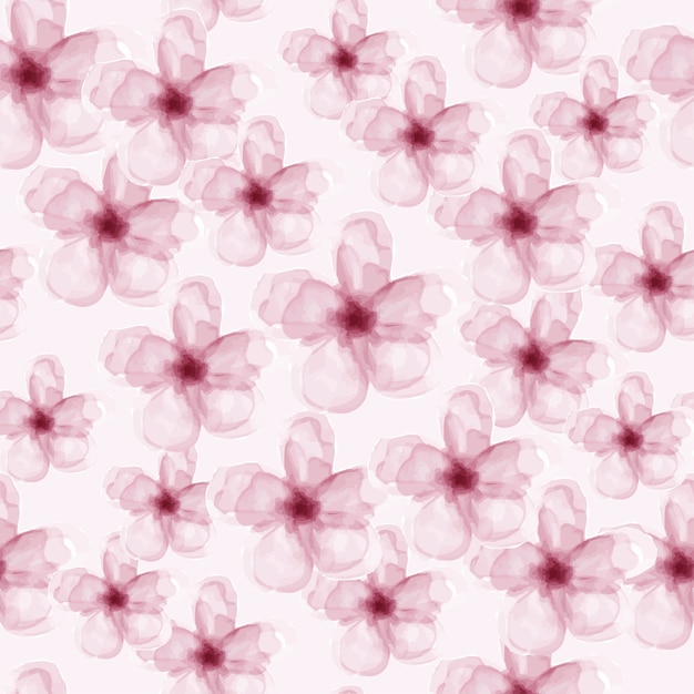 seamless pattern flower sakura blossom