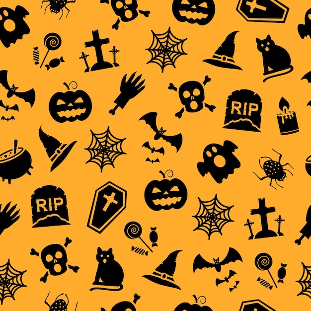 Seamless pattern for Halloween