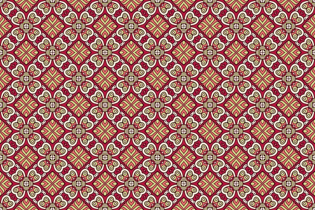 Seamless pattern. Hand ddrawn Vintage decorative elements.