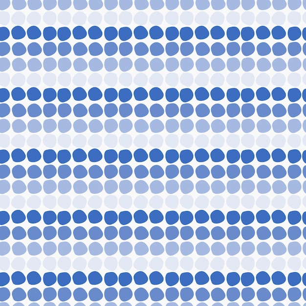 Vector seamless pattern hand drawn rings decorated with patterns in scandinavian style