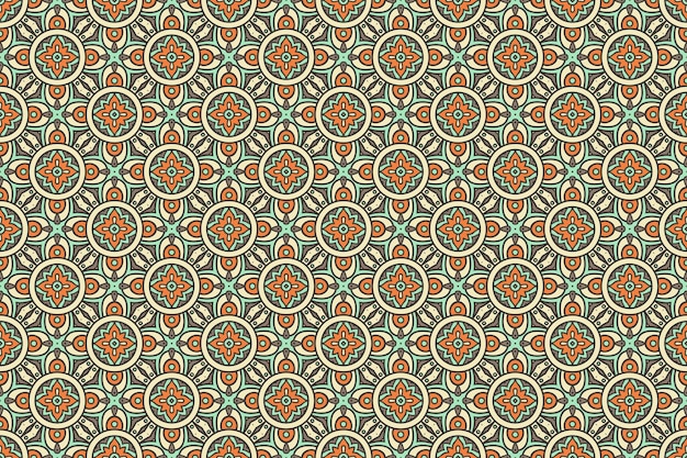 Seamless pattern. Hand drawn Vintage decorative elements. 