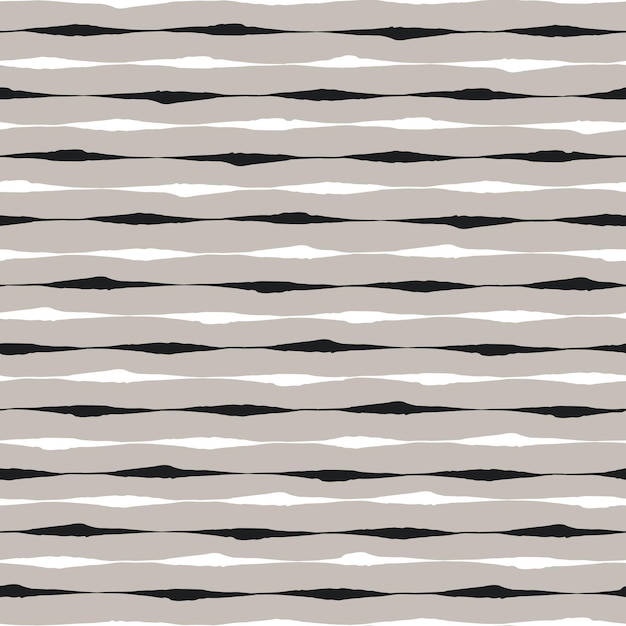 Seamless pattern hand painted with stripe brush strokes