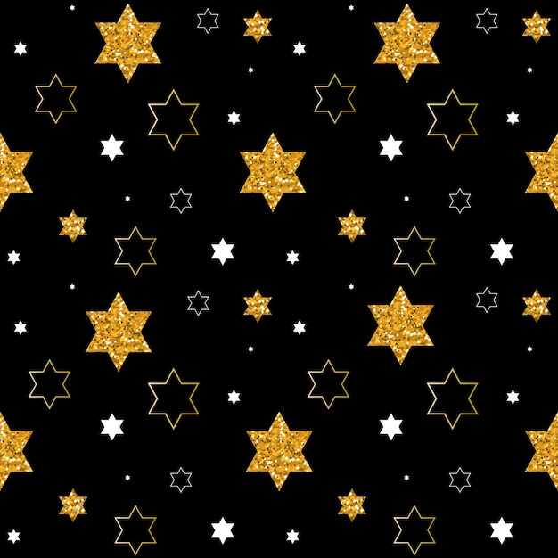 Seamless pattern Hanukkah. Seamless pattern consisting of collection accessory holiday Hanukkah.