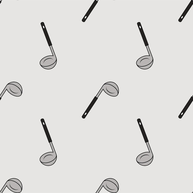 Seamless pattern illustration design unique and simple vegetable spoon color texture gray for kitchen appliance icons food wallpapers and can be printed on fabric modern flat design vector