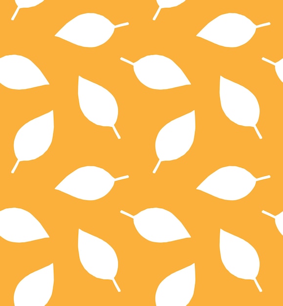 Seamless pattern of leaves