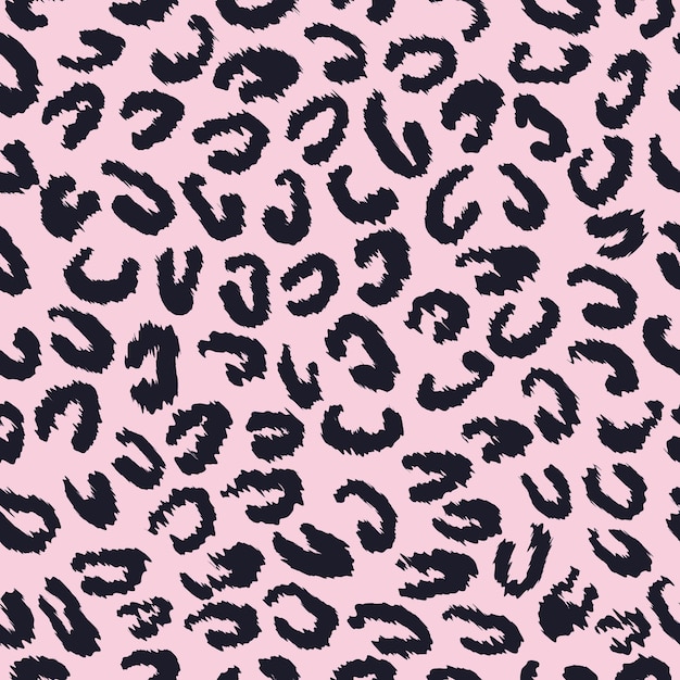 Seamless pattern of leopard skin texture abstract wild animal print