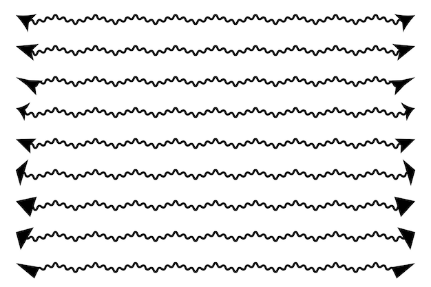 seamless pattern of the lines of different sizes