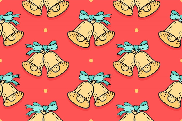 Seamless pattern for Merry Christmas