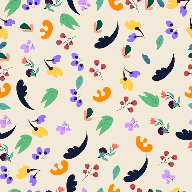 Seamless pattern minimal color vector illustration