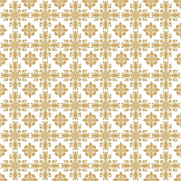 Vector seamless pattern of modern batik nuances