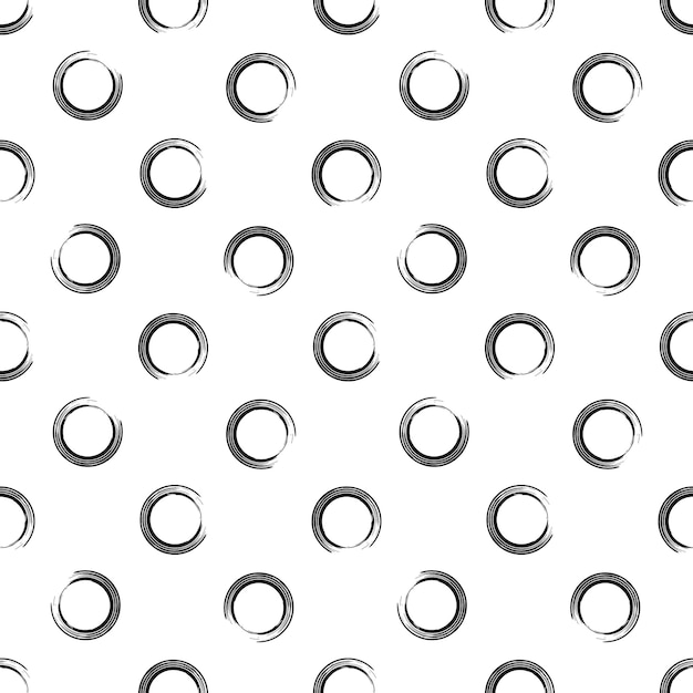 Seamless pattern of open round point