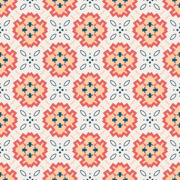 Seamless pattern ornament. Abstract shape modern design ready for print