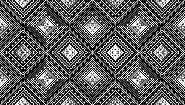 Seamless pattern repeating design with geometric shapes