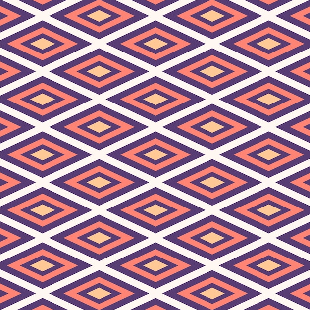 Seamless pattern in retro style