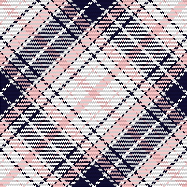 Seamless pattern of scottish tartan plaid Repeatable background with check fabric texture Flat vector backdrop of striped textile print