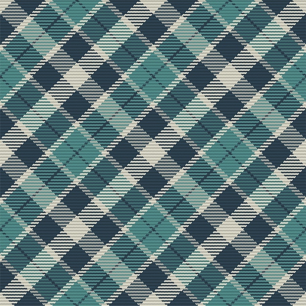 Seamless pattern of scottish tartan plaid. Repeatable background with check fabric texture. Flat vector backdrop of striped textile print.