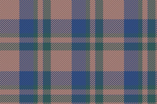 Seamless pattern of scottish tartan plaid. Repeatable background with check fabric texture. Flat vector backdrop of striped textile print.