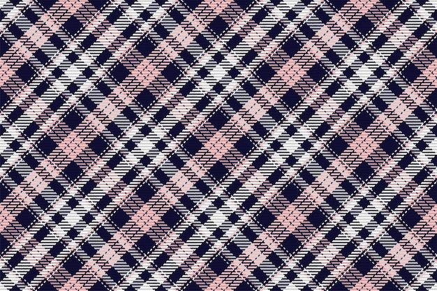 Seamless pattern of scottish tartan plaid Repeatable background with check fabric texture Vector backdrop striped textile print