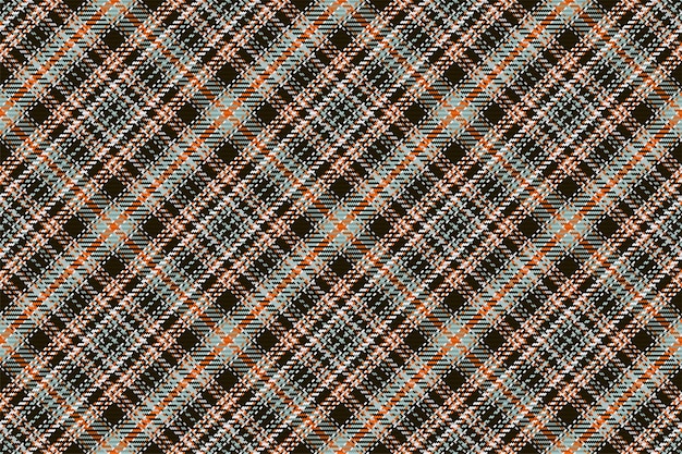 Seamless pattern of scottish tartan plaid Repeatable background with check fabric texture Vector backdrop striped textile print