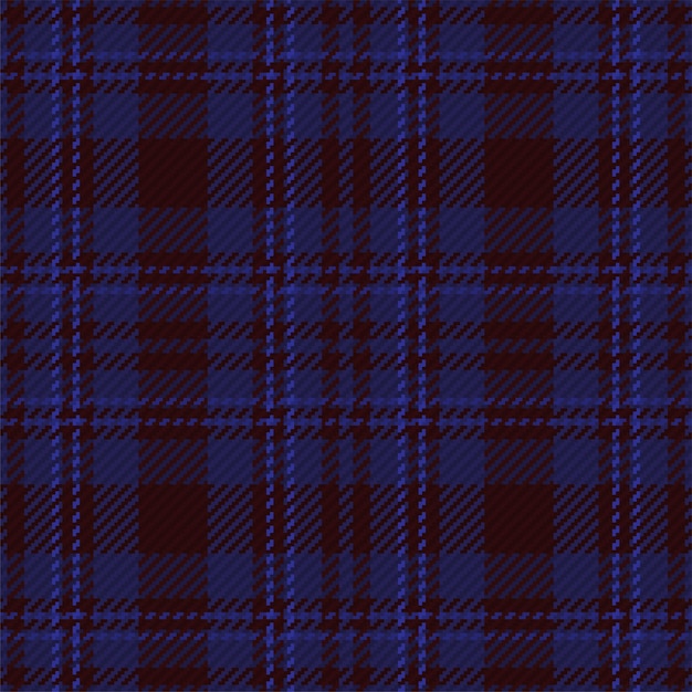 Seamless pattern of scottish tartan plaid Repeatable background with check fabric texture Vector backdrop striped textile print