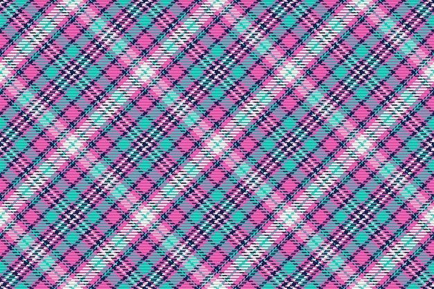 Seamless pattern of scottish tartan plaid Repeatable background with check fabric texture Vector backdrop striped textile print