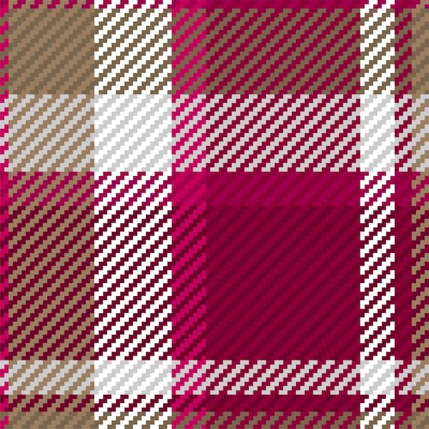 Seamless pattern of scottish tartan plaid. Repeatable background with check fabric texture. Vector backdrop striped textile print.