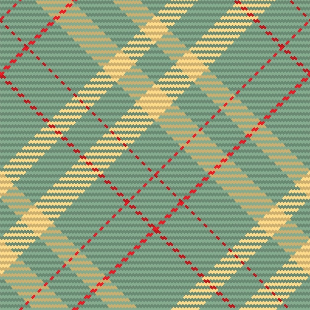 Seamless pattern of scottish tartan plaid. Repeatable background with check fabric texture. Vector backdrop striped textile print.