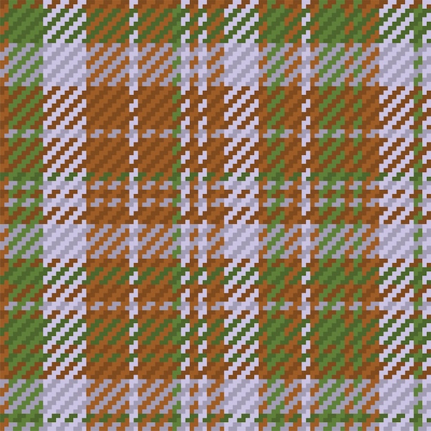 Seamless pattern of scottish tartan plaid Repeatable background with check fabric texture Vector backdrop striped textile print