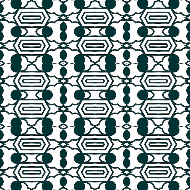 Seamless Pattern. Simple background with geometric elements