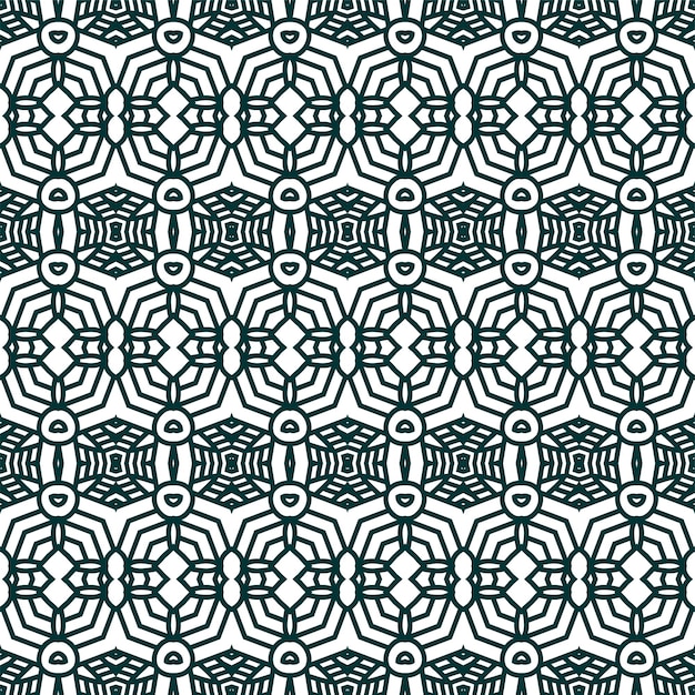 Seamless Pattern. Simple background with geometric elements