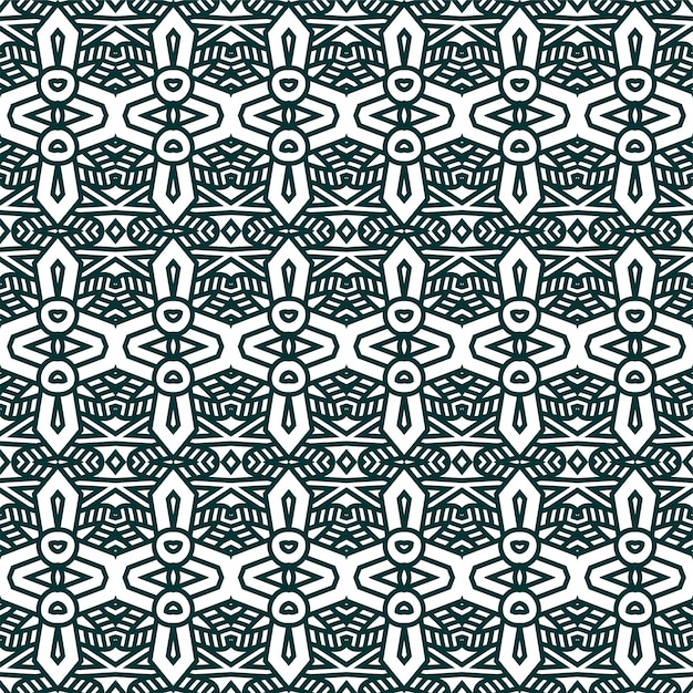 Seamless Pattern. Simple background with geometric elements