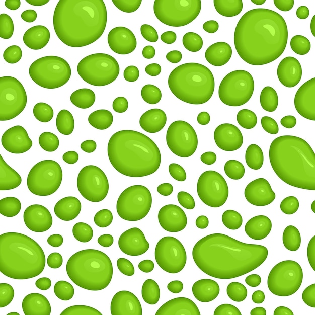 Seamless pattern of slime drops