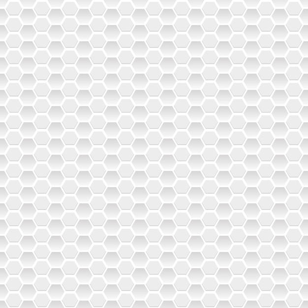 Seamless pattern of small hexagons in gray colors