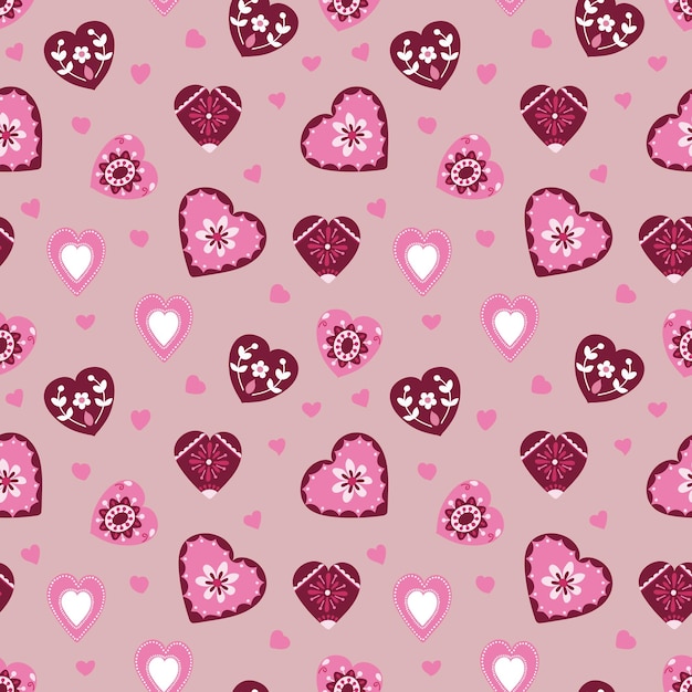 Seamless pattern for st Valentine Design for fabric textile wallpaper packaging wrapping paper