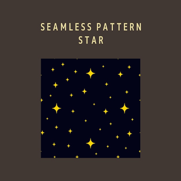 Seamless pattern star design Premium Vector