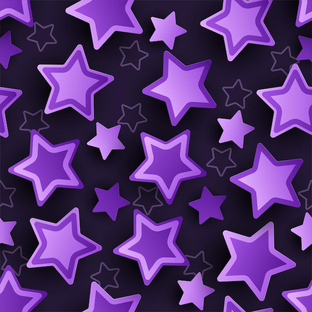 Seamless pattern stars background