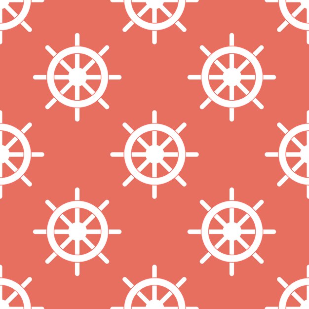 Seamless pattern steering wheel