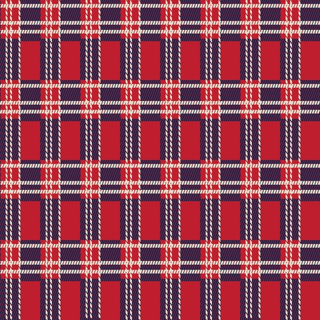 Vector a seamless pattern of a tartan fabric