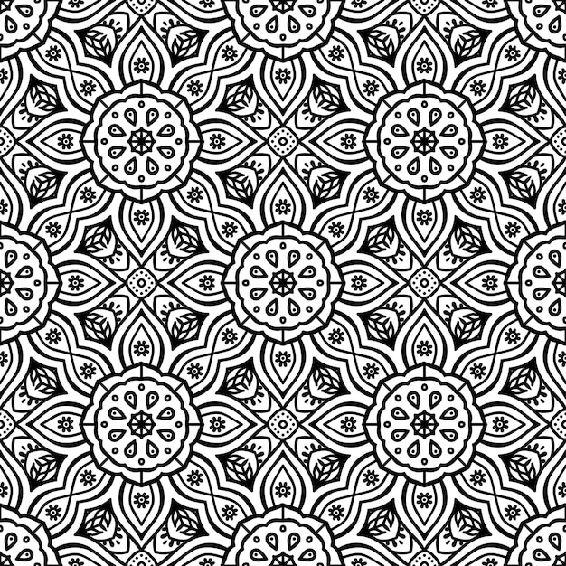 Seamless pattern. Vintage decorative elements pattern