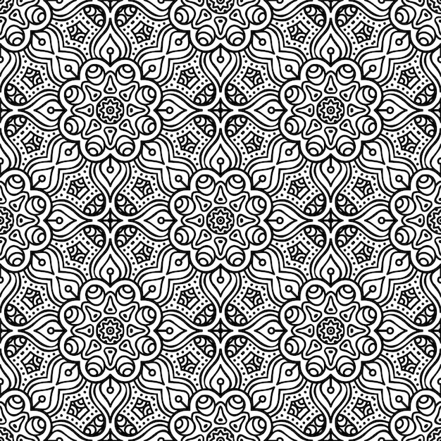 Seamless pattern. Vintage decorative elements pattern