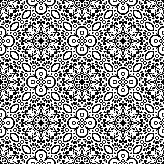 Seamless pattern. Vintage decorative elements pattern