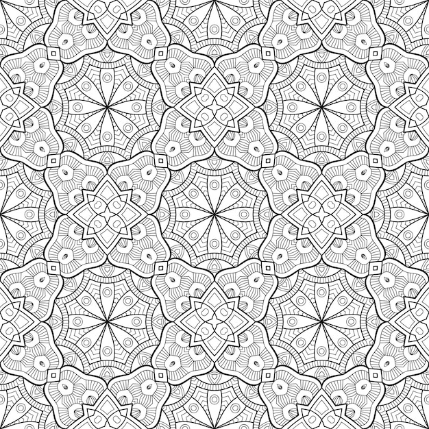 Seamless pattern. Vintage decorative elements pattern