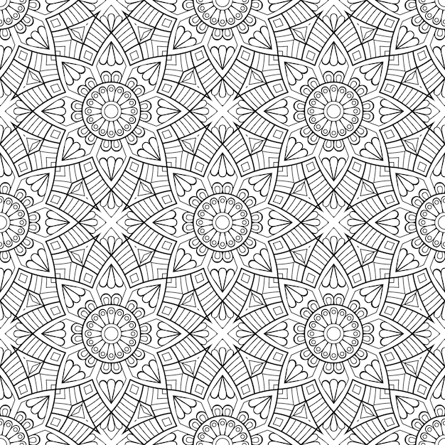 Seamless pattern. Vintage decorative elements pattern