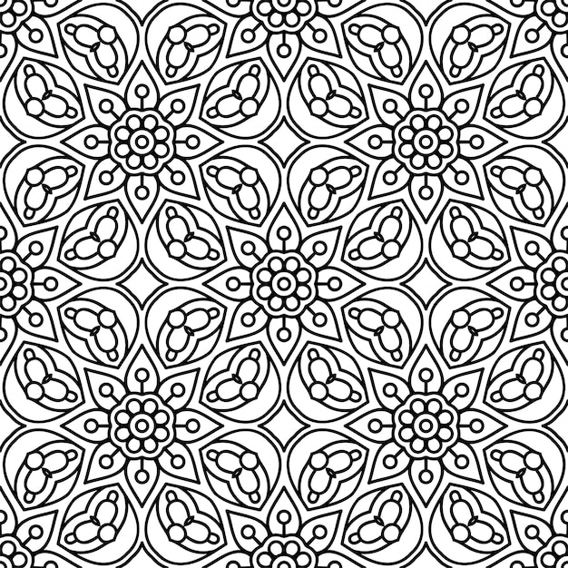 Seamless pattern. Vintage decorative elements pattern