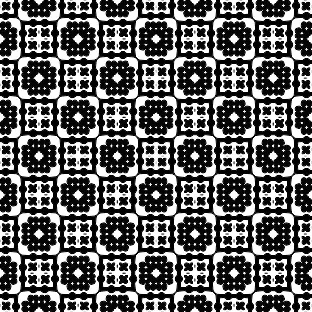 Seamless pattern vintage decorative elements with abstract style design