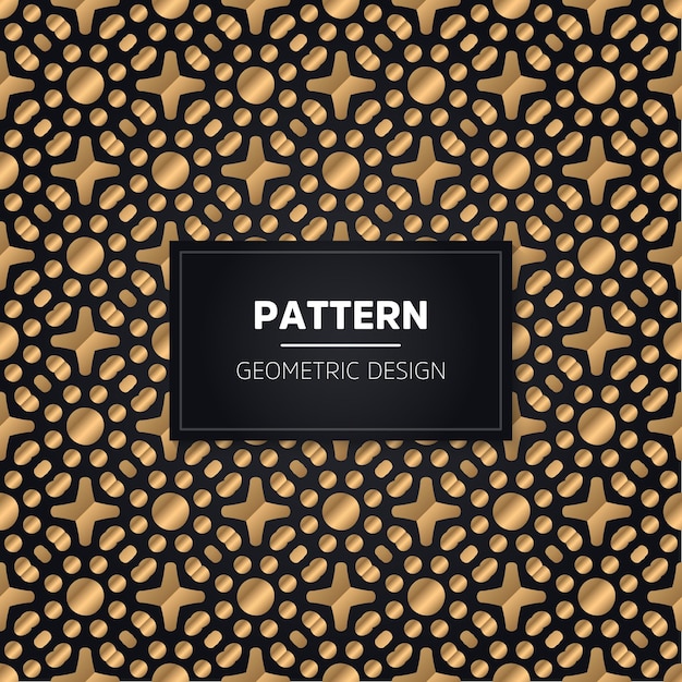 Seamless pattern. Vintage decorative golden ornamental.