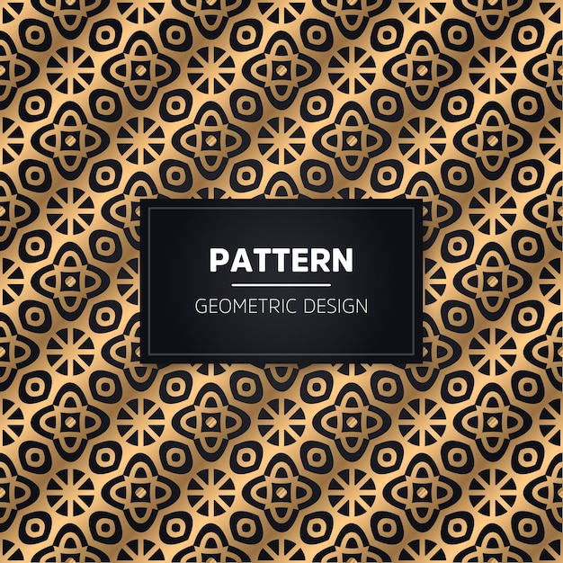 Seamless pattern. Vintage decorative golden ornamental.